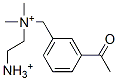 CAS#: 28411-14-5, N-(3-Acetylbenzyl)-N,N-Dimethylethylenediammonium