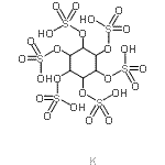 CAS#: 28434-25-5, 1,2,3,4,5,6-Cyclohexanehexayl Hexakis(Hydrogen Sulfate) - Potassium (1:1)