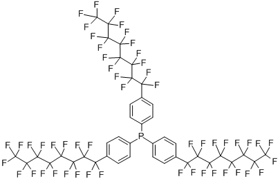 CAS 登录号：284472-92-0， 三[4-(全氟辛基)苯基]膦