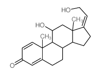 CAS 登录号：28449-40-3， (17E)-11-羟基-17-(2-羟基乙亚基)-10,13-二甲基-7,8,9,11,12,14,15,16-八氢-6H-环戊二烯并[a]菲-3-酮