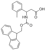 CAS 登录号：284492-03-1， 3-(9H-芴-9-基甲氧羰基氨基)-3-邻甲苯基-丙酸