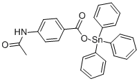 CAS 登录号：2847-65-6， 三苯基锡对乙酰氨基苯甲酸酯