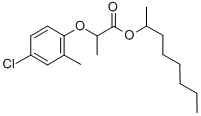 CAS 登录号：28473-03-2， 2-(4-氯-2-甲基苯氧基)丙酸异辛酯