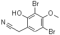 CAS#: 28495-11-6, (3,5-Dibromo-2-Hydroxy-4-Methoxyphenyl)Acetonitrile