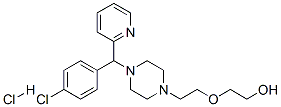 CAS#: 2850-44-4, 2-[2-[4-(P-Chloro-alpha-2-Pyridylbenzyl)Piperazin-1-Yl]Ethoxy]Ethanol Hydrochloride