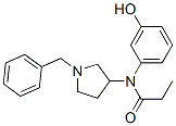CAS 登录号：28506-03-8， N-(1-苄基吡咯烷-3-基)-N-(3-羟基苯基)丙酰胺