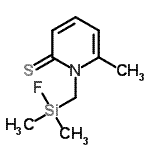CAS 登录号：285127-26-6， 1-{[氟(二甲基)硅烷基]甲基}-6-甲基-2(1H)-吡啶硫酮