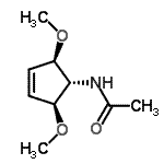 CAS 登录号：285569-58-6， N-[(1R,2R,5S)-2,5-二甲氧基-3-环戊烯-1-基]乙酰胺
