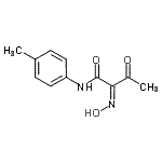 CAS#: 2856-38-4, (2Z)-2-(Hydroxyimino)-N-(4-Methylphenyl)-3-Oxobutanamide