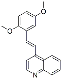 CAS#: 2859-52-1, 4-[2-(2,5-Dimethoxyphenyl)Ethenyl]Quinoline