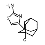CAS#: 28599-75-9, 4-(3-Chloroadamantan-1-Yl)-1,3-Thiazol-2-Amine