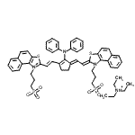CAS#: 28645-14-9, N,N-Diethylethanaminium 3-[(2Z)-2-{(2E)-2-[2-(Diphenylamino)-3-{(E)-2-[1-(3-Sulfonatopropyl)Naphtho[1,2-d][1,3]Thiazol-1-Ium-2-Yl]Vinyl}-2-Cyclopenten-1-Ylidene]Ethylidene}Naphtho[1,2-d][1,3]Thiazol-1 (2H)-Yl]-1-Propanesulfonate