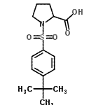 CAS#: 286455-85-4, 1-{[4-(2-Methyl-2-Propanyl)Phenyl]Sulfonyl}Proline