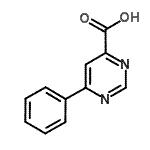 CAS 登录号：28668-32-8， 6-苯基-4-嘧啶羧酸