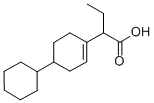 CAS#: 28673-54-3, 4-Cyclohexyl-alpha-Ethyl-1-Cyclohexene-1-Acetic Acid