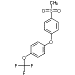 CAS#: 286844-91-5, 1-(Methylsulfonyl)-4-[4-(Trifluoromethoxy)Phenoxy]Benzene