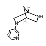 CAS 登录号：286943-13-3， (1S,4S)-2-(5-嘧啶基)-2,5-二氮杂双环[2.2.1]庚烷