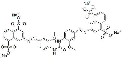 CAS#: 28706-22-1, Tetrasodium 3,3'-[Carbonylbis[Imino(3-Methoxy-4,1-Phenylene)Azo]]Bisnaphthalene-1,5-Disulphonate