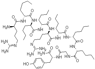 CAS 登录号：287096-87-1， D-精氨酰-D-正亮氨酰-D-正亮氨酰-D-正亮氨酰-D-精氨酰-D-正亮氨酰-D-正亮氨酰-D-正亮氨酰甘氨酰-D-酪氨酰胺