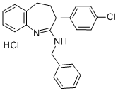 CAS 登录号：28717-88-6， 4,5-二氢-2-(苄基氨基)-3-(4-氯苯基)-3H-1-苯并氮杂卓单盐酸盐