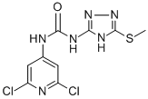 CAS 登录号：287174-87-2， N-(2,6-二氯-4-吡啶基)-N'-[5-(甲硫基)-4H-1,2,4-三唑-3-基]脲
