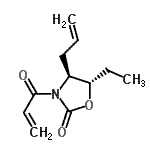 CAS 登录号：287184-98-9， (4S,5S)-3-丙烯酰-4-烯丙基-5-乙基-1,3-恶唑烷-2-酮