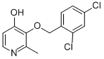CAS 登录号：287928-00-1， 3-[(2,4-二氯苄基)氧基]-2-甲基吡啶-4-醇