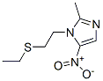 CAS 登录号：28795-33-7， 1-[2-(乙硫基)乙基]-2-甲基-5-硝基-1H-咪唑
