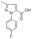 CAS 登录号：288251-65-0， 1-(4-氟苯基)-3-甲基-1H-吡唑-5-羧酸