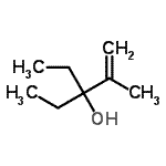 CAS#: 28832-46-4, 3-Ethyl-2-Methyl-1-Penten-3-Ol