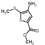 CAS#: 288370-80-9, Methyl 4-Amino-5-(Methylsulfanyl)-2-Thiophenecarboxylate