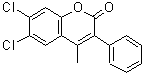 CAS 登录号：288399-87-1， 6,7-二氯-4-甲基-3-苯基-2H-苯并吡喃-2-酮