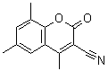 CAS#: 288399-93-9, 4,6,8-Trimethyl-2-Oxo-2H-Chromene-3-Carbonitrile