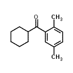 CAS 登录号：2890-24-6， 环己基(2,5-二甲基苯基)甲酮