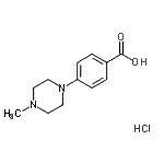 CAS 登录号：289044-60-6， 4-(4-甲基哌嗪-1-基)苯甲酸盐酸盐