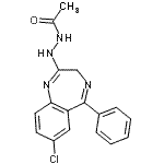 CAS 登录号：28910-89-6， N'-(7-氯-5-苯基-3H-1,4-苯并二氮杂卓-2-基)乙酰肼