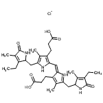 CAS#: 28925-89-5, 3-[2-[(E)-[3-(2-Carboxyethyl)-5-[(4-Ethyl-3-Methyl-5-Oxo-1,2-Dihydropyrrol-2-Yl)Methyl]-4-Methyl-Pyrrol-1-Ium-2-Ylidene]Methyl]-5-[(3-Ethyl-4-Methyl-5-Oxo-1,2-Dihydropyrrol-2-Yl)Methyl]-4-Methyl-1H-Pyrrol-3-Yl]Propanoic Acid Chloride