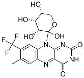 CAS 登录号：28956-72-1， 7-甲基-8-三氟甲基-10-(1'-D-核糖基)异咯嗪