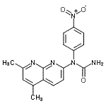 CAS 登录号：289631-42-1， 1-(5,7-二甲基-1,8-萘啶-2-基)-1-(4-硝基苯基)脲