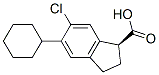 CAS#: 28968-09-4, (1S)-6-Chloro-5-Cyclohexyl-2,3-Dihydro-1H-Indene-1-Carboxylic Acid