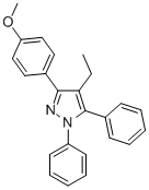 CAS 登录号：289725-88-8， 1,5-二苯基-4-乙基-3-(4-甲氧基苯基)-1H-吡唑