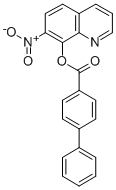 CAS#: 29002-03-7, 4-Biphenylcarboxylic Acid, 7-Nitro-8-Quinolyl Ester
