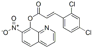 CAS 登录号：29002-05-9， 7-硝基-8-喹啉醇 3-(2,4-二氯苯基)丙烯酸酯