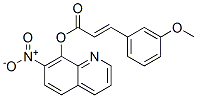 CAS 登录号：29002-25-3， 3-(3-甲氧基苯基)丙烯酸 7-硝基-8-喹啉基酯