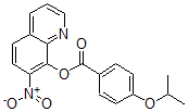 CAS 登录号：29002-44-6， 7-硝基-8-喹啉基 4-异丙氧基苯甲酸酯