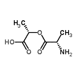 CAS 登录号：29028-24-8， (2S)-2-(L-丙氨酰氧基)丙酸