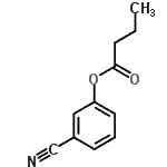 CAS 登录号：29052-09-3， 3-氰基苯基丁酸酯