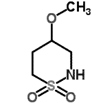 CAS#: 291514-18-6, 4-Methoxy-1,2-Thiazinane 1,1-Dioxide