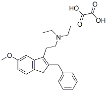 CAS 登录号：29188-52-1， 2-(2-苄基-6-甲氧基-3H-茚-1-基)-N,N-二乙基-乙胺草酸盐