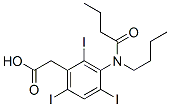 CAS 登录号：29193-40-6， [3-(N-丁基丁酰基氨基)-2,4,6-三碘苯基]乙酸